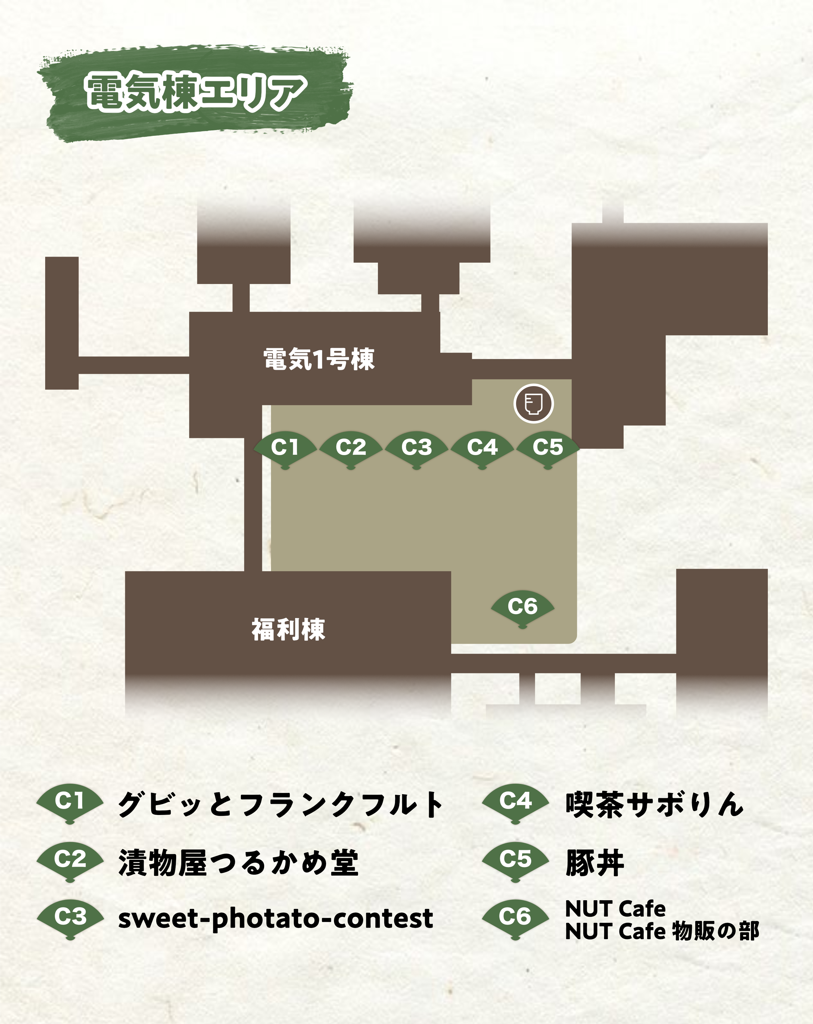 電気棟エリア